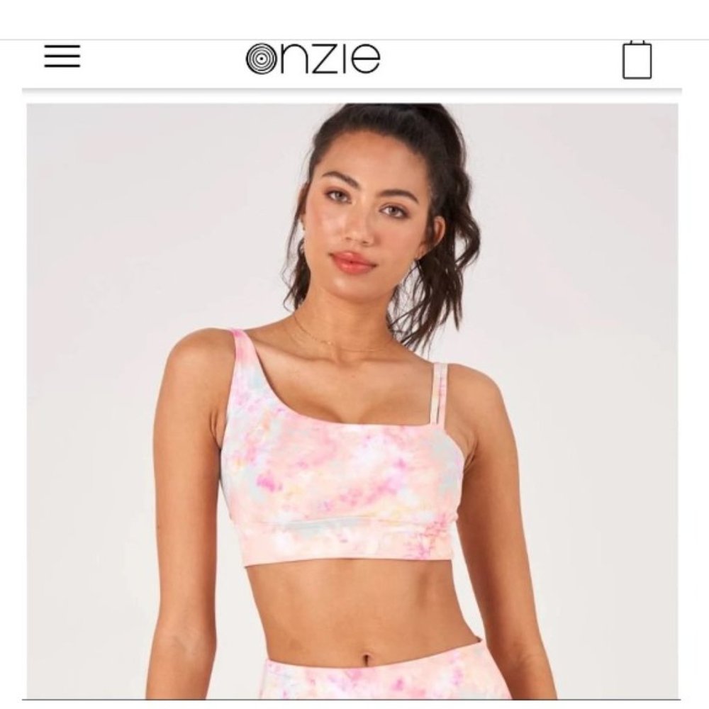 NWT ONZIE ride bra PRISMATIC TIE DIE
